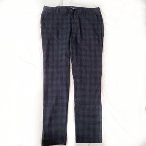 21 Men Plaid Straigh Leg Pant
